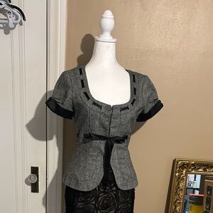 CR Signature Black and Gray Jacket Size M